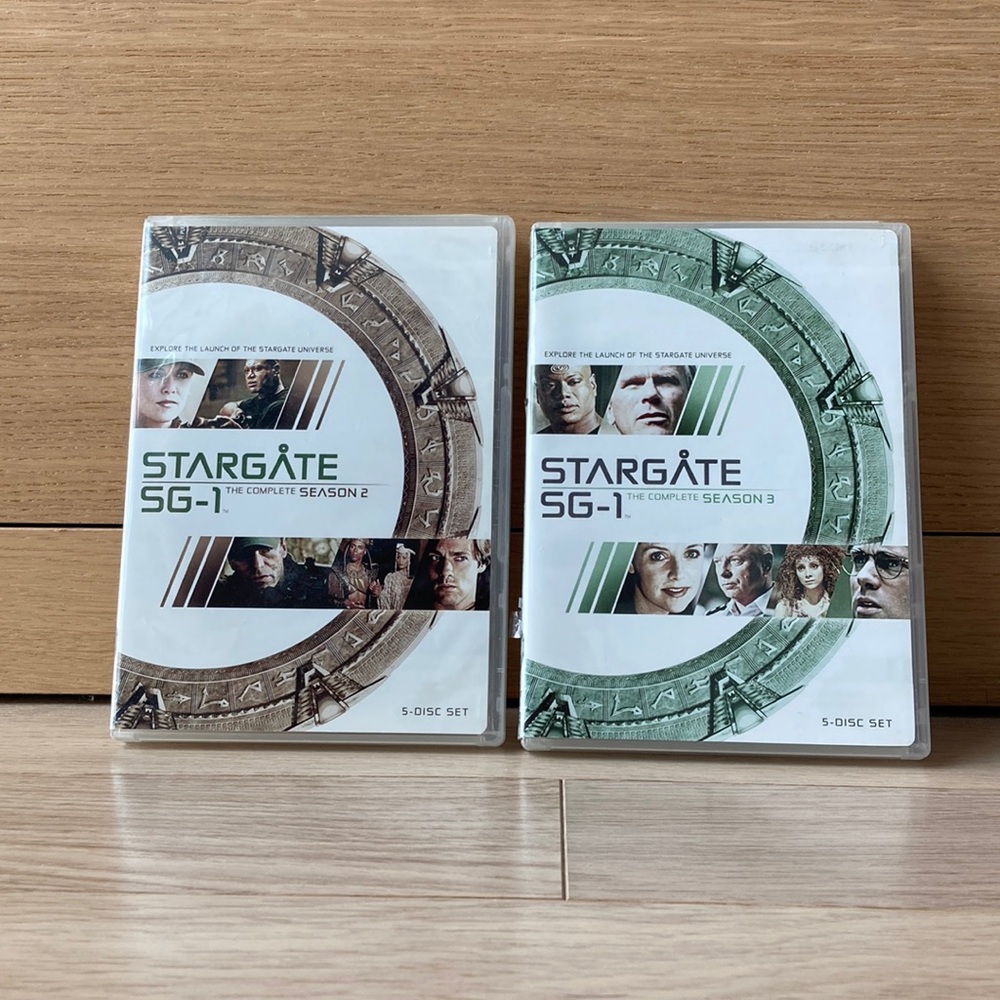 Stargate SG-1 The Complete Season 2 & 3 DVD Disc Set
